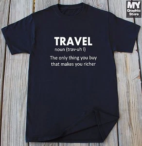 Funny Travel T Shirt Traveling Vacation Trip Lover Christmas Birthday Humor Gift - Picture 1 of 12