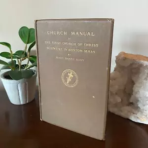 Church Manual of the First Church of Christ Scientist by Mary Baker Eddy - Picture 1 of 3