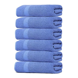 Tessile morbide lusso asciugamani da bagno confezione da 4 27x54 pollici cotone morbido 600 GSM - Foto 1 di 20