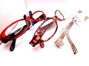3 pair New Lady / Girls READING GLASSES +4.0 Variety fashion Quality styles - Picture 1 of 3