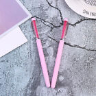 2 Pcs Pink Nail Art Steel Bead Dotting Pen Rhinestones Picker