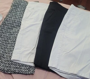 4 Pairs Golf Shorts Womens 12s, 3 pairs Izod Golf 1 pair Kim Rogers - Picture 1 of 11