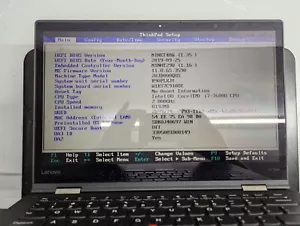 Lenovo ThinkPad X1 Yoga 2nd Gen i7-7th 8RAM - NO SSD/OS. LCD Damaged - Picture 1 of 4