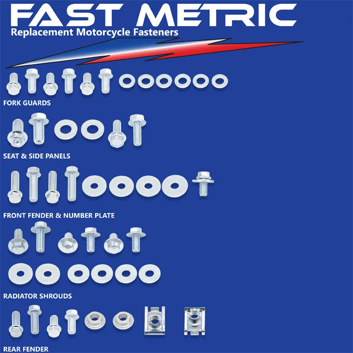 Kits de parafusos de plástico e corpo 1998-1999 YZ 400F - CADA prendedor que você precisa - GARANTIDO - Imagem 1 de 1