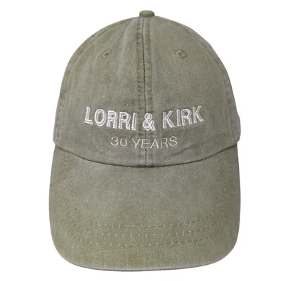 Gorra Lorri & Kirk 30 Años Slideback Verde Talla Única Correa de Cuero Adams Foto 1 de 4