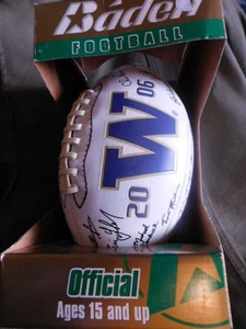 2006 Washington Huskies Team signed Fußball UW handsigniert in Box Baden - Bild 1 von 1