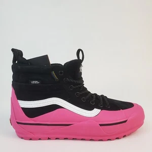 Vans Sk8-Hi Dip MTE-2 Black Pink High Top Boots Sneakers US Mens Size 8.5 W10 - Picture 1 of 12