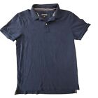 Country Road Polo Shirt Mens Size Medium Blue - Casual Outdoors Party Golf VGC
