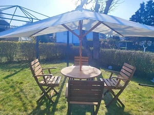 gartenmöbel set holz - Bild 1 von 4
