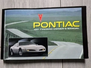 UK 1991 Pontiac Firebird Owners Manual User Guide Reference Operator Book - Bild 1 von 5
