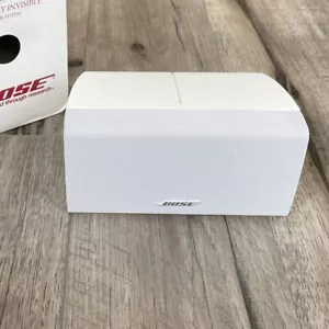 Altavoz horizontal central Bose COMO NUEVO cubo doble acústico/estilo de vida blanco - Imagen 1 de 9