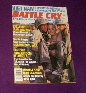 BATTLE CRY MAGAZINE (July 1986) War Stores from Vietnam, Iran, Iraq, Angola - Picture 1 of 2