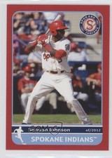 2012 Grandstand Spokane Indians Saquan Johnson #3