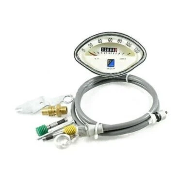 Per VESPA Shell Tachimetro Set 120 kmh Sprint GS GL GT 125 160 SS 180 VBB VNB - Immagine 1 di 3