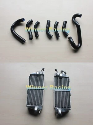 Radiador de aluminio + manguera Fit Husqvarna WR400/XC400/CR430/WR430/XC430 1984-1988 Foto 1 de 4