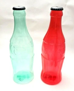 Coco-Cola Jumbo 22,5" Flasche Coin Bank Penny Nickel Dime Viertel rot oder grün - Bild 1 von 9