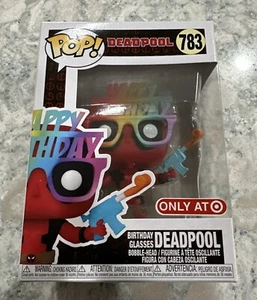 Funko Pop! Vinyl: Marvel - Geburtstagsbrille Deadpool - Target Exclusive #783 Neu - Bild 1 von 5