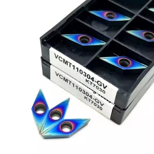 HRC55 VCMT110304 ZM1135 VCMT221 Nano blue Indexable lathe Carbide turning Insert - Picture 1 of 4
