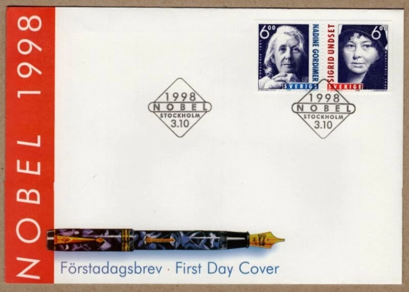 Sweden 1998 nobel prize FDC - Image 1 of 1