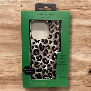 Kate Spade New York Apple iPhone 15 Pro Case with MagSafe in City Leopard - New - Picture 1 of 4