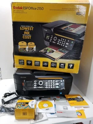 Kodak ESP Office 2150 Wireless Color All-In-One Inkjet Printer W Box Manuals XLT - Image 1 of 4