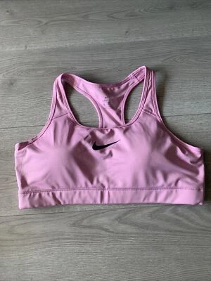 NIKE [XL] Women Victory Padded Medium Support Sports Bra, Pink Rise, AH8645-629 - Image 1 of 2
