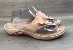 Merrell Gardena Damen Sandale rosa Leder 11 Slipper offene Zehenpartie Flip-Flop Riemen - Bild 1 von 7