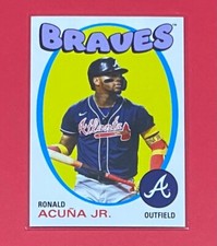 2023 Topps Throwback Thursday Ronald Acuna Jr 1971-72 TOPPS HOCKEY Braves #41 SP