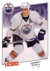 #120 Jarret Stoll - Edmonton Oilers - 2008-09 Upper Deck Victory Hockey