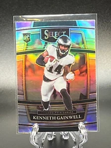 2021 RC KENNETH GAINWELL SELECT FOOTBALL ROOKIE SILVER PRIZM EAGLES #81 - Picture 1 of 2
