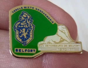 SCHÖNE PINS GEMISCHTER KREIS GENDARMERIE PUZZLE LÖWE VON BELFORT - Bild 1 von 1