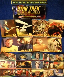 1997 Star Trek Original Series Inserts U-Pick-1 Profiles,Behind scenes,Character - Picture 1 of 207