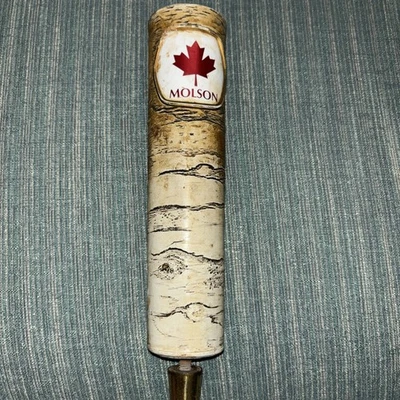 Molson Canadian Lager Maple Leaf Beer Tap Handle - Image 1 of 4