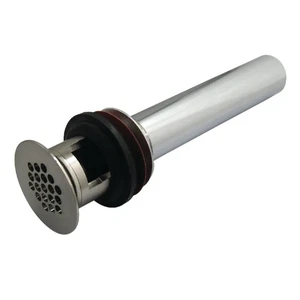 KB5008 Fauceture Grid Drain with Overflow Hole, 1-1/4 inch by 6-inch, 17 gaug... - Picture 1 of 3