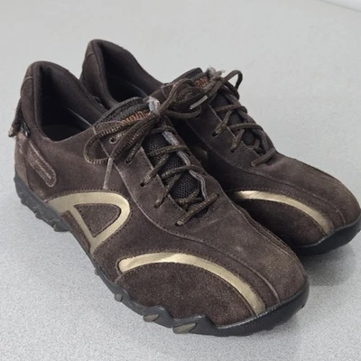 Zapatillas Mephisto Allrounder Marrón Gamuza Parte Superior Baja Con Cordones para Mujer EE. UU. 7 Foto 1 de 4