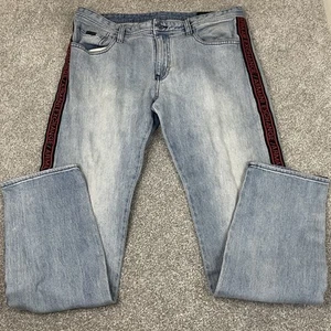 Armani Exchange A|X J13 Jeans Men 36 (Fit 35x32) Slim Fit Signature Strip Stripe - Picture 1 of 15