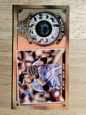 2022 Topps Gypsy Queen GQ Gems Minis #GGM16 Hyun-Jin Ryu - Image 1 of 2