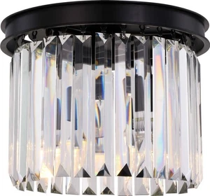 Sydney Flush-Mount Ceiling Light in Matte Black - Picture 1 of 1