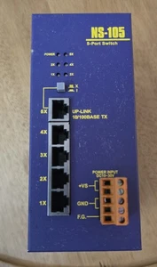 ICP Das NS-105 Ethernet 5 Port Switch NS105 - Picture 1 of 4