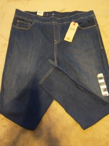 Levi's Denim Blue Jeans Womens 22W Shaping Defining Smoothing Leggings Dk Wash - Picture 1 of 8