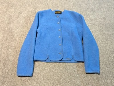 Suéter Geiger Mujer 40 Azul Tirol Lana Hervida Austria Austria Cárdigan  Foto 1 de 4