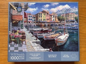 🧩 WHSmith 1000 Teile Puzzle - Cafe in Cassis 🚤 - Bild 1 von 2