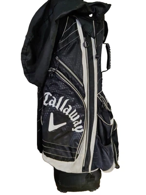 Bolsa de transporte de golf CALLAWAY negra blanca dividida en 14 vías *RIP notado* Foto 1 de 4