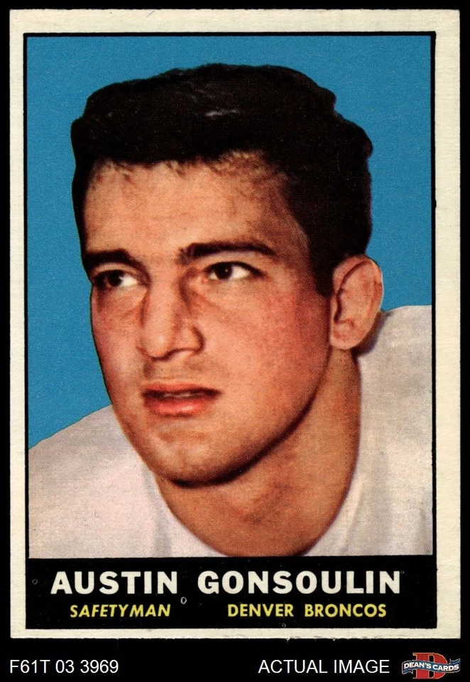1961 Topps #192 Goose Gonsoulin Broncos RC Baylor 6 - EX/MT - Image 1 of 1