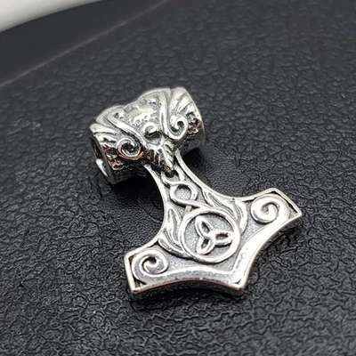 925 Новый серебро подвеска - кельтский молоток 19 мм x 15 мм ~ Бесплатная доставка ~ - Изображение 1 из 4