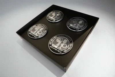 Mercedes Benz Affalterbach AMG Wheel Center Caps Set NEW -Part # A 000 400 31 00 - Image 1 of 4