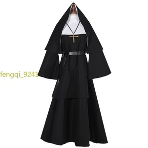 Cosplay Kostüm Nonne’s Habit Outfits ComicCon Die Nonne Halloween Kostüm Anzüge - Bild 1 von 13