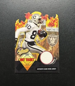 2004 Fleer Authentix Jerry Rice Hot Ticket Die-Cut Relic 239/410 #HT-JR - Picture 1 of 2