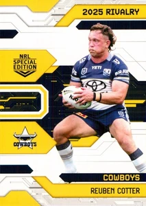 2025 North Queensland Cowboys NRL Special Edition Rivalry Card - Rueben Cotter - Picture 1 of 3
