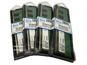 32GB (4x 8GB) Dell Memory Module Upgrade 8G Model SNP888JGC/8G Servers PC4-2400T - Picture 1 of 3